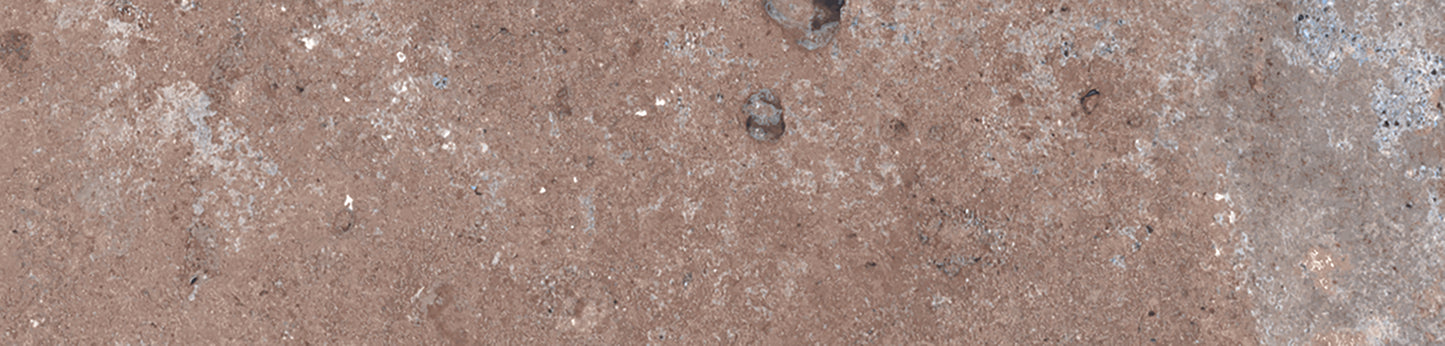 Ceramica Rondine Bristol 'Rust', losse roze-bruine baksteenlook tegel met fijn gespikkeld oppervlak