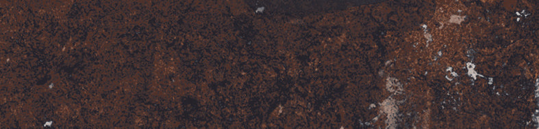 Vloertegel Bristol 'Umber' zwart-bruin 6,6x25cm
