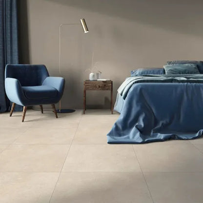 Ceramica Valsecchia Capital 'Sand', vloer- en wandtegel beige mat 15x15cm