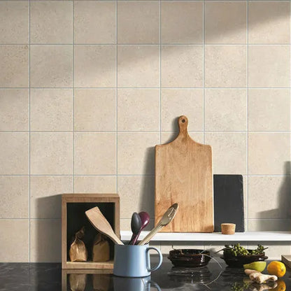 Ceramica Valsecchia Capital 'Sand', vloer- en wandtegel beige mat 15x15cm