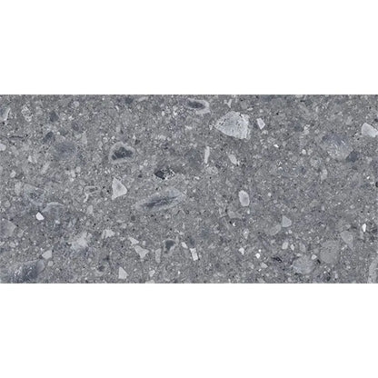 EnergieKer Ceppo di Gré 'Anthracite', vloer- en wandtegel antraciet mat 30x60cm