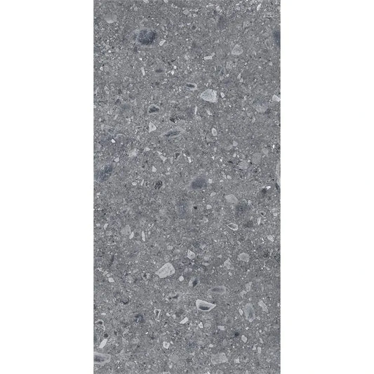 EnergieKer Ceppo di Gré 'Anthracite', vloer- en wandtegel antraciet mat 60x120cm