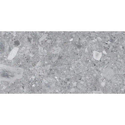 EnergieKer Ceppo di Gré 'Grey', vloer- en wandtegel grijs mat 30x60cm