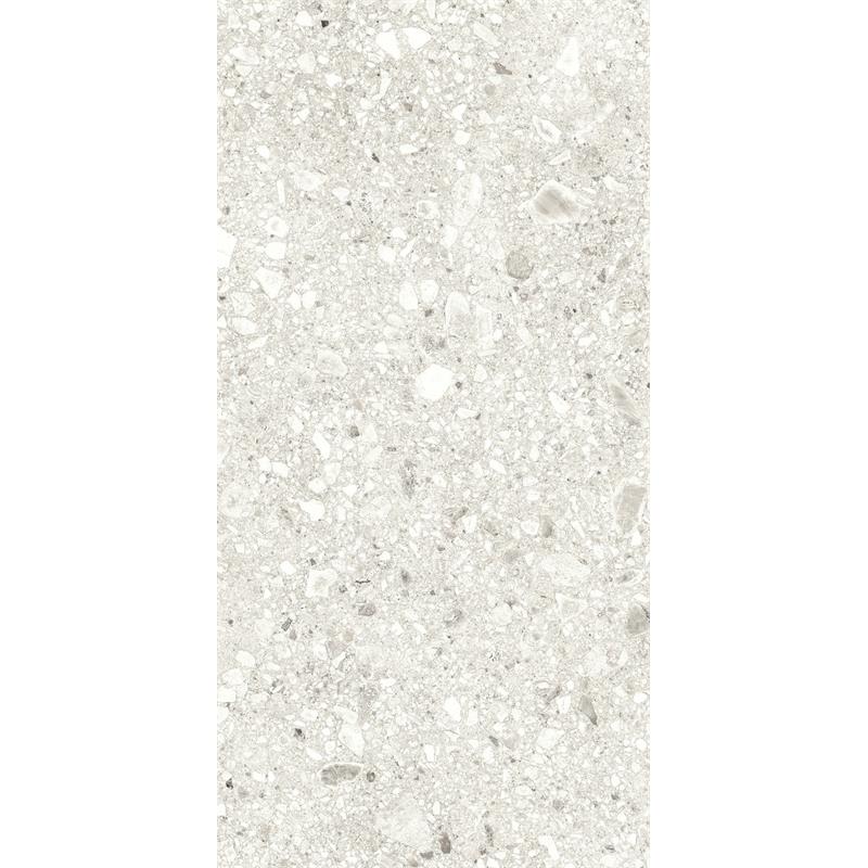 Tuscania Ceppo di Gré 'White', vloertegel grijs-wit terrazzo gerectificeerd 61x122cm