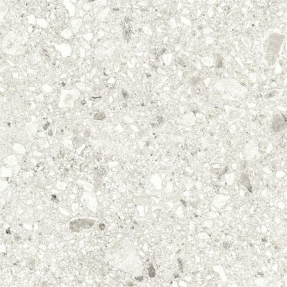 Tuscania Ceppo di Gré 'White', vloertegel grijs-wit terrazzo gerectificeerd 61x61cm