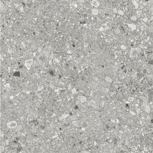 Tuscania Ceppo di Gré 'Natural', vloertegel lichtgrijs terrazzo gerectificeerd 90x90cm