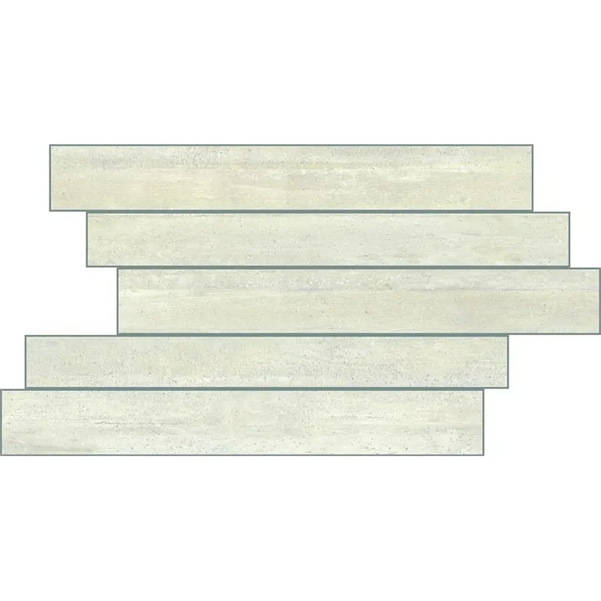 Castelvetro Concept 'Deck Muretto White', decortegel crème mat 30x60cm