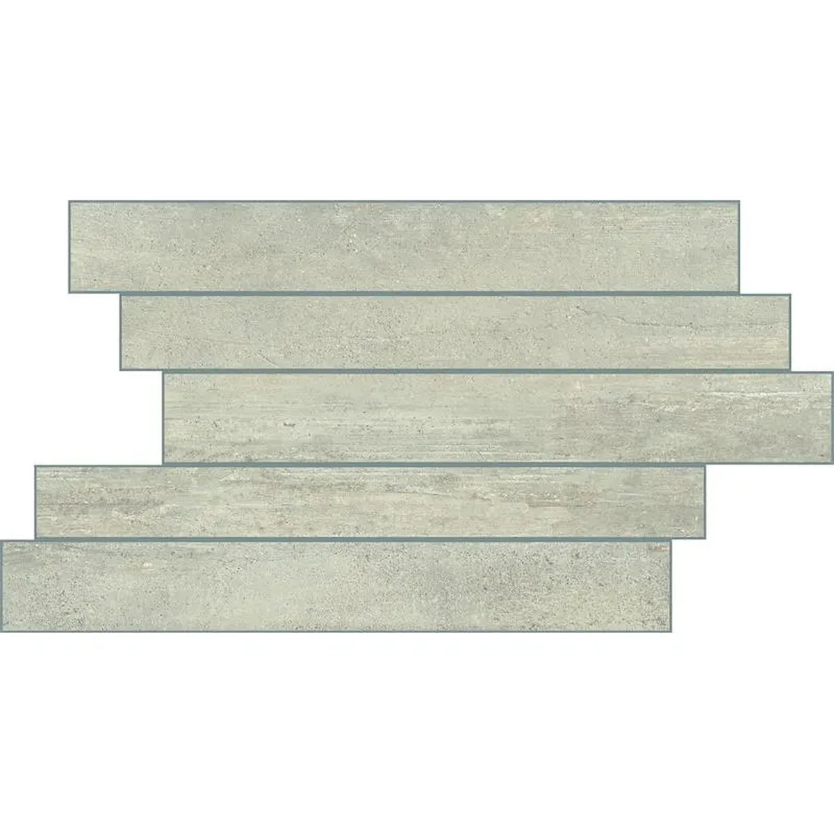 Castelvetro Concept 'Deck Muretto Light Grey', decortegel grijs mat 30x60cm