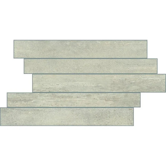 Castelvetro Concept 'Deck Muretto Light Grey', decortegel grijs mat 30x60cm