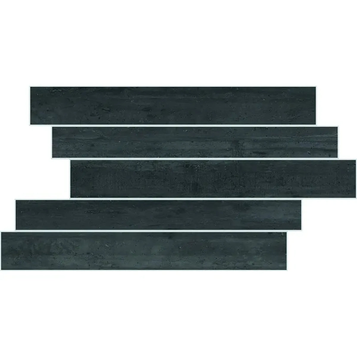Castelvetro Concept 'Deck Muretto Black', decortegel zwart mat 30x60cm