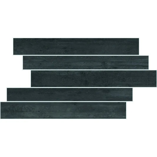 Castelvetro Concept 'Deck Muretto Black', decortegel zwart mat 30x60cm