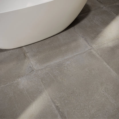 Argenta Cerámica Davenport 'Brown', vloer- en wandtegel beige en grijs mat 90x90cm