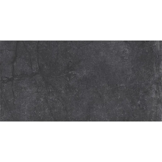 Castelvetro Evolution 'Black', vloer- en wandtegel antraciet mat 30x60cm