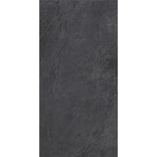 Castelvetro Evolution 'Black', vloer- en wandtegel antraciet mat 60x120cm