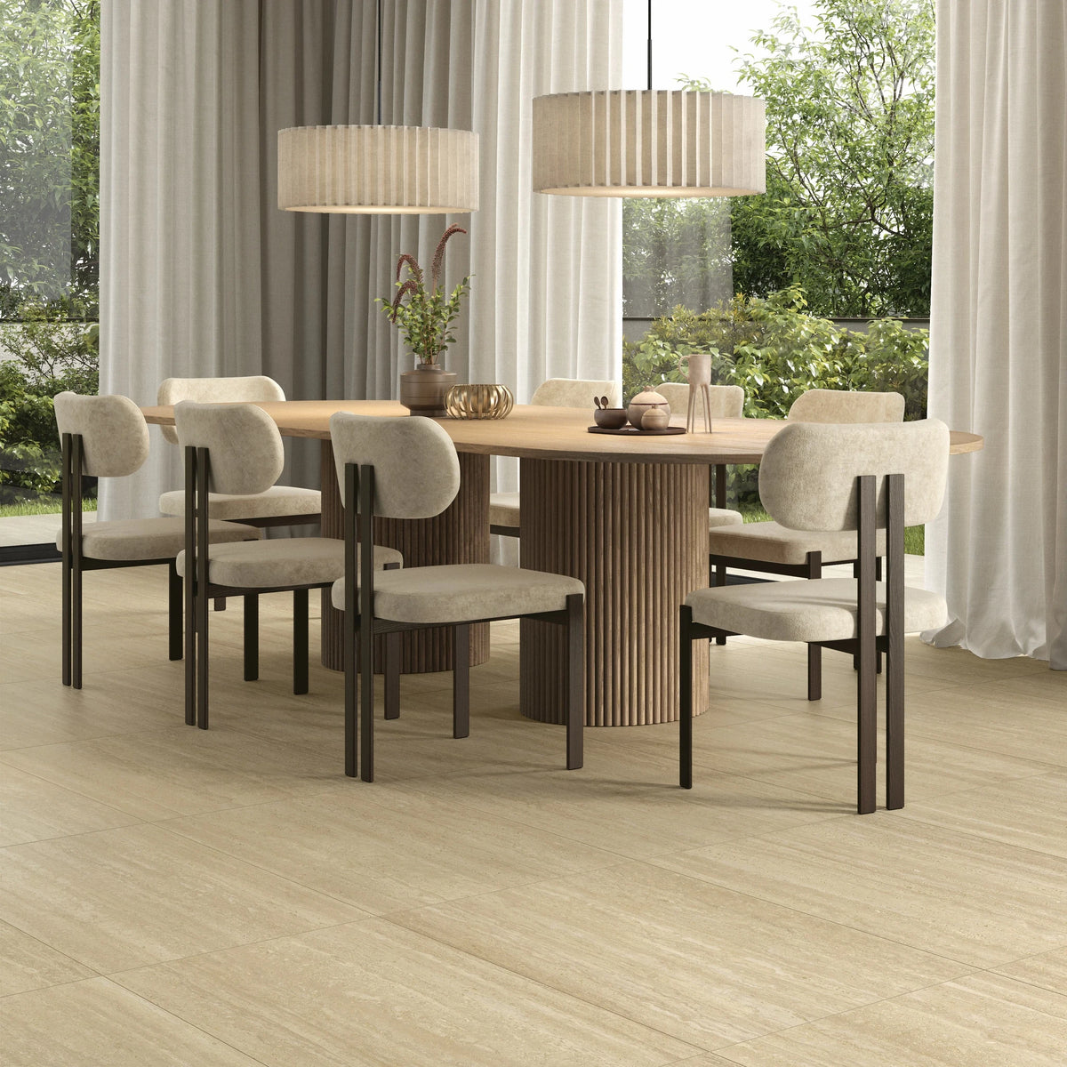 Castelvetro Firenze 'Beige', vloer- en wandtegel beige mat 60x90cm