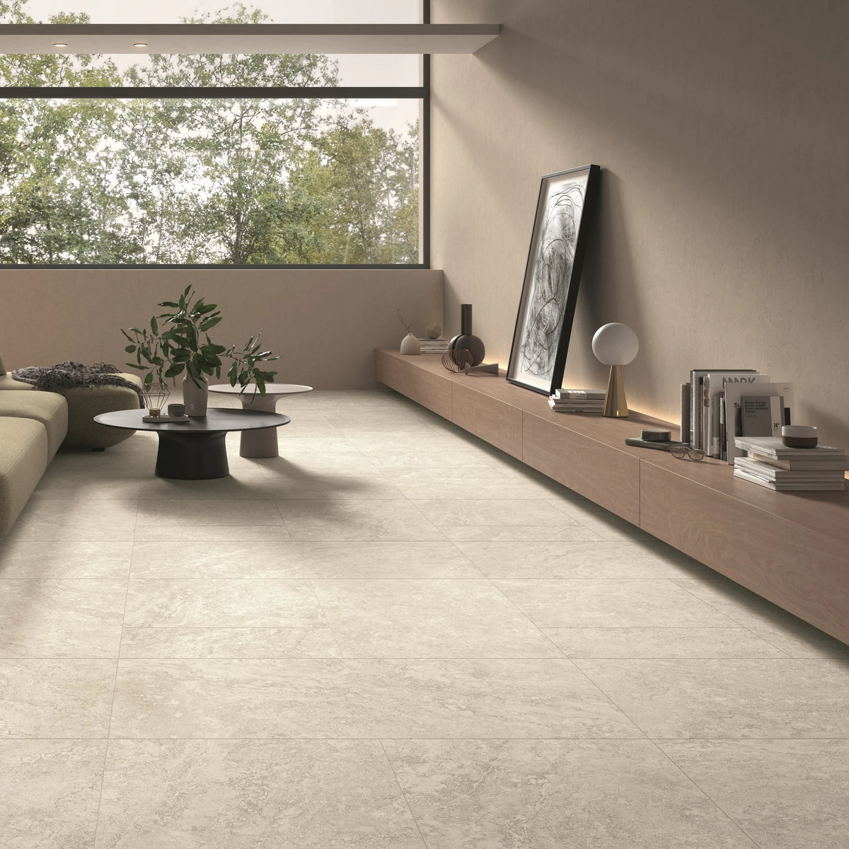 Castelvetro Firenze 'Greige', vloer- en wandtegel grijs mat 60x120cm