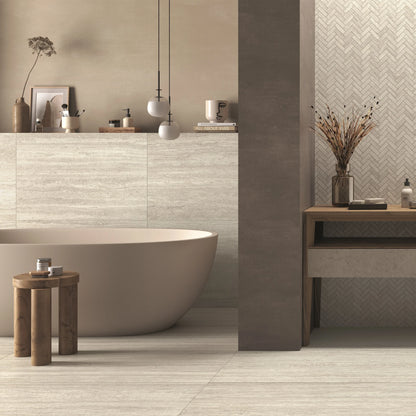 Castelvetro Firenze 'Greige', vloer- en wandtegel grijs mat 60x90cm