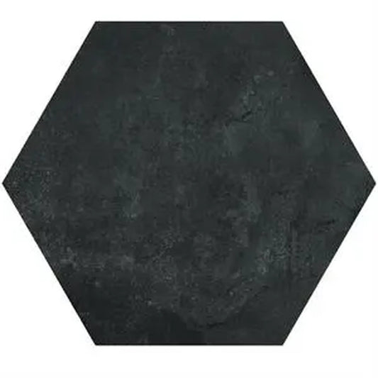 Castelvetro Fusion 'Antracite Esagona', vloer- en wandtegel antraciet mat 26x30cm