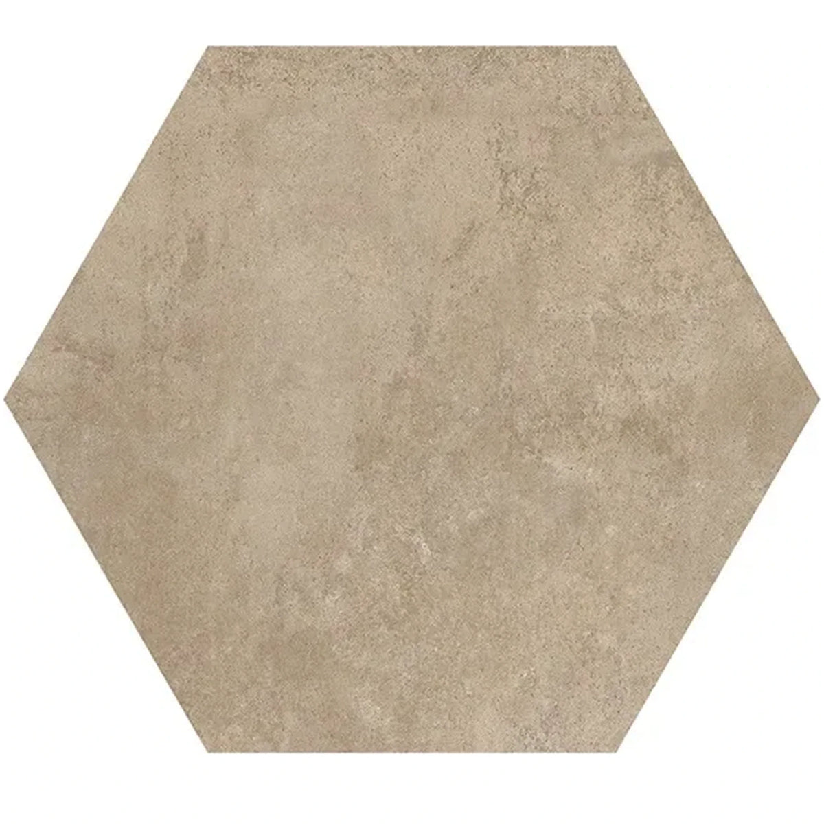Castelvetro Fusion 'Tortora Esagona', vloer- en wandtegel beige mat 26x30cm