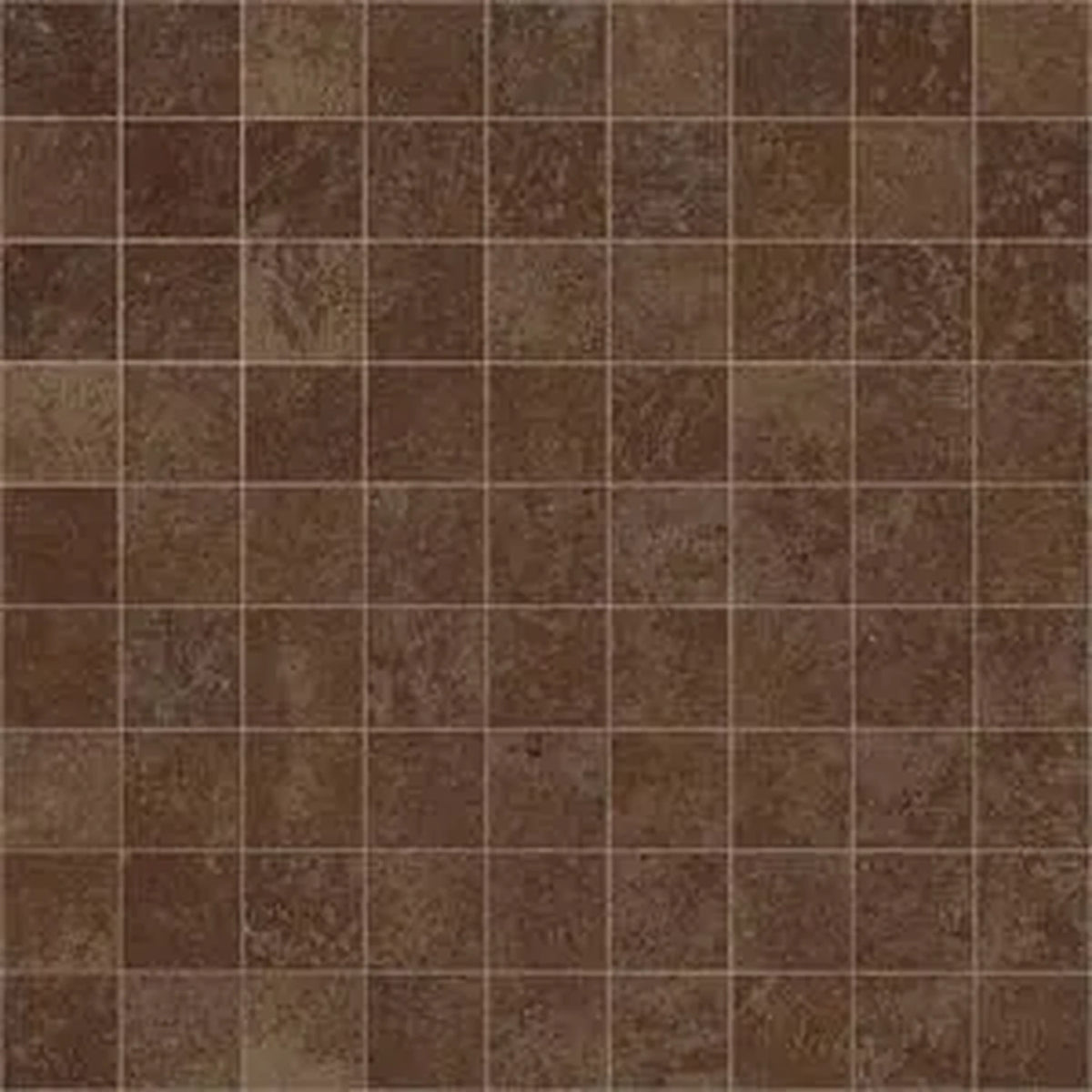 Castelvetro Fusion 'Cotto Mosaico', mozaïek bruin mat 30x30cm