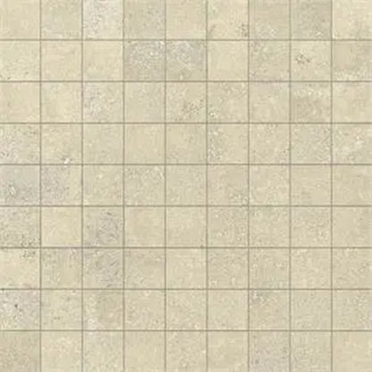 Castelvetro Fusion 'Bianco Mosaico', mozaïek crème mat 30x30cm