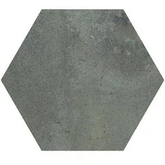 Castelvetro Fusion 'Piombo Esagona', vloer- en wandtegel grijs mat 26x30cm