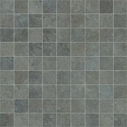 Castelvetro Fusion 'Piombo Mosaico', mozaïek grijs mat 30x30cm