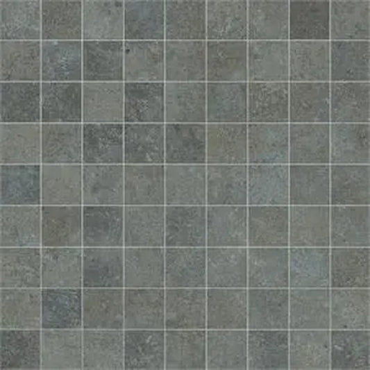 Castelvetro Fusion 'Piombo Mosaico', mozaïek grijs mat 30x30cm