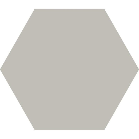 Argenta Cerámica Gallery 'Taupe', zeshoekige vloer- en wandtegel taupe mat 14x16cm