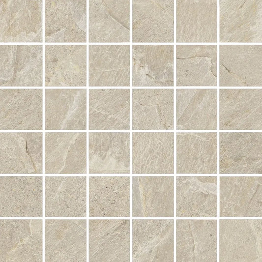 EnergieKer Genesis 'Cocoa Mosaico', mozaïek beige mat 30x30cm