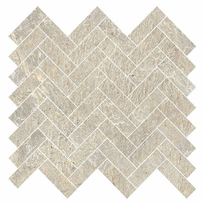 EnergieKer Genesis 'Cocoa Herringbone', mozaïek beige mat 33,5x33,5cm