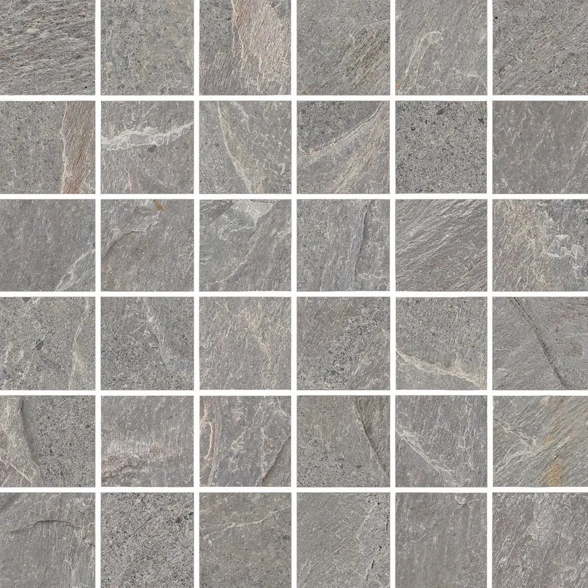 EnergieKer Genesis 'Ash Mosaico', mozaïek grijs mat 30x30cm