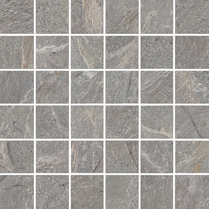 EnergieKer Genesis 'Ash Mosaico', mozaïek grijs mat 30x30cm