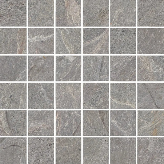 EnergieKer Genesis 'Ash Mosaico', mozaïek grijs mat 30x30cm