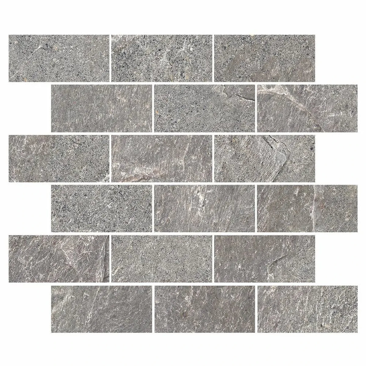 EnergieKer Genesis 'Ash Muretto', mozaïek grijs mat 30x30cm