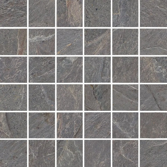 EnergieKer Genesis 'Storm Mosaico', mozaïek grijs mat 30x30cm