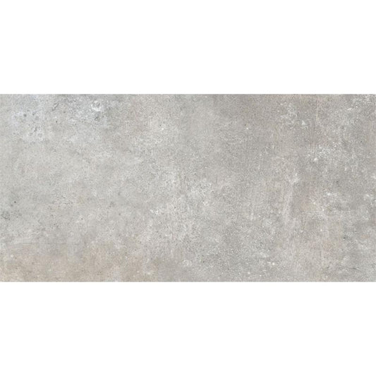 Tuscania Grey Soul 'Mid', vloertegel grijs mat gerectificeerd 61x122cm