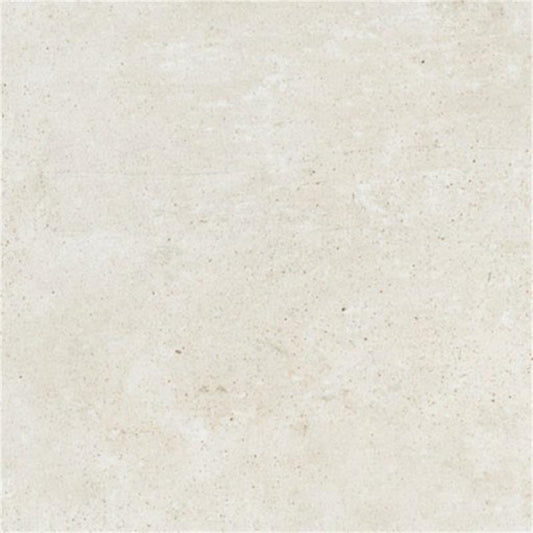 Tuscania Grey Soul 'White', vloertegel wit-crème mat gerectificeerd 61x61cm