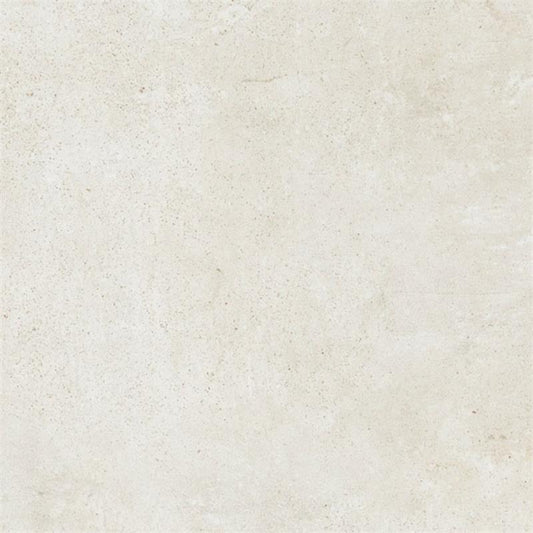 Tuscania Grey Soul 'White', vloertegel wit-crème mat gerectificeerd 90x90cm