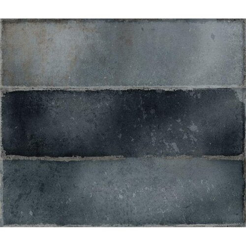 Estudio Cerámico Hackney 'Antracite', wandtegel antraciet glans 6,9x24cm
