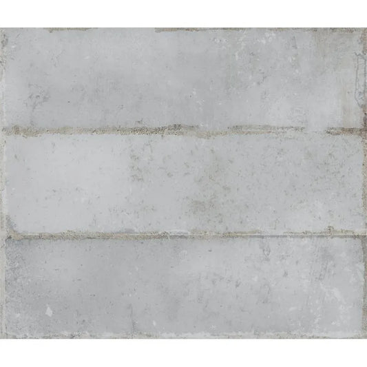 Estudio Cerámico Hackney 'Pearl', wandtegel lichtgrijs glans 6,9x24cm