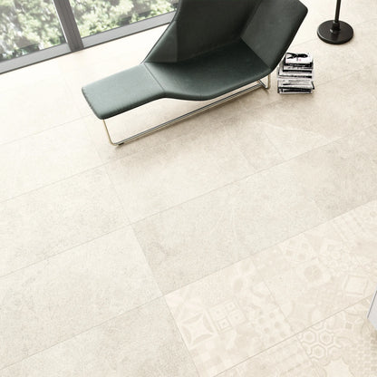 Argenta Cerámica Hardy 'Calm', vloer- en wandtegel crème mat 60x60cm