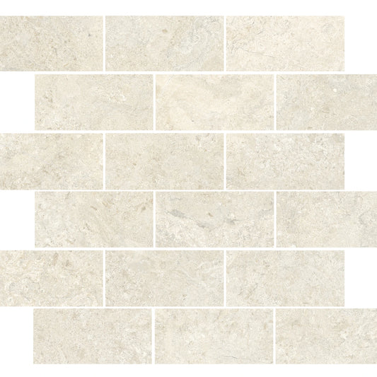 EnergieKer Heritage 'Nude Muretto', strokenmozaïek beige mat 30x30cm