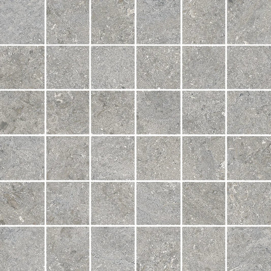 EnergieKer Heritage 'Powder Mosaico', mozaïek grijs mat 30x30cm