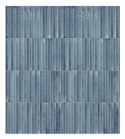 Wandtegel Home KitKat 'Sky' blauw glans 12,5x25cm