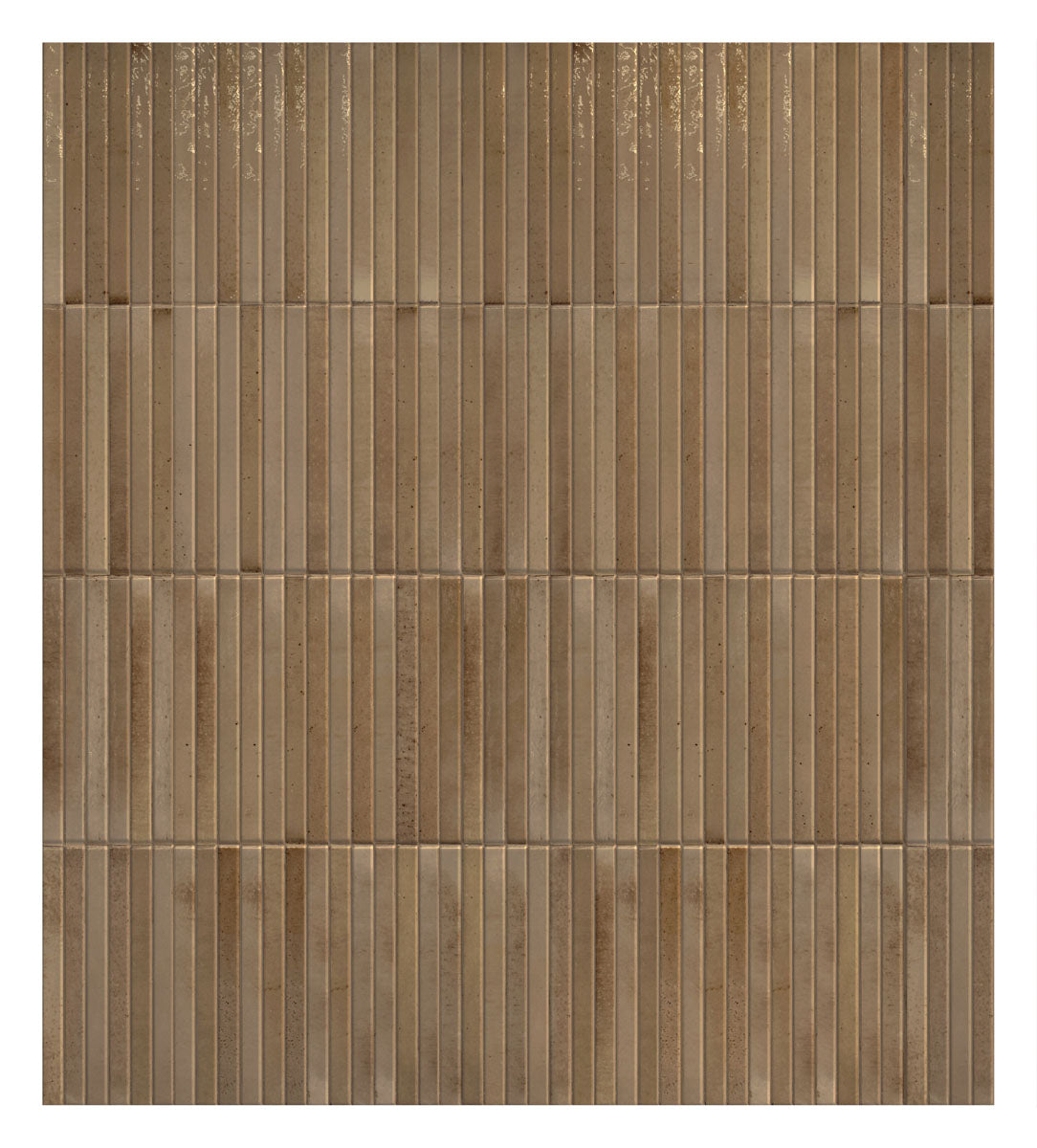 Keradom Home 'Curry', wandtegel KitKat geel glans 12,5x25cm