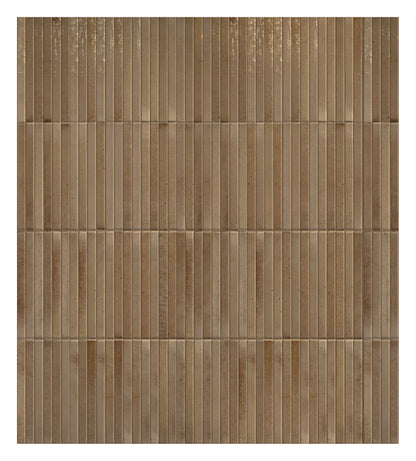 Keradom Home 'Curry', wandtegel KitKat geel glans 12,5x25cm
