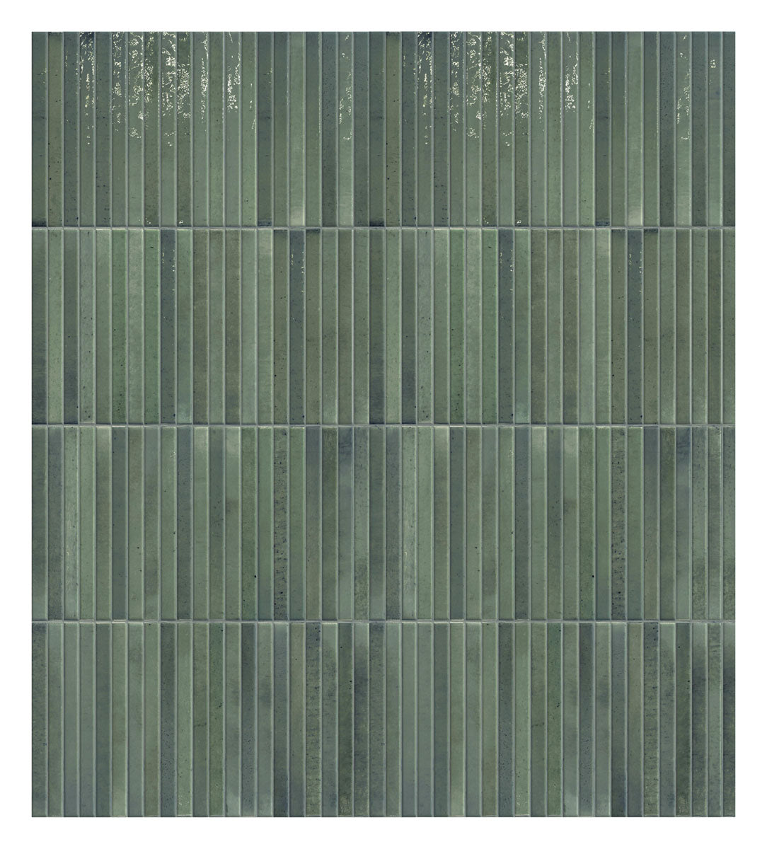 Keradom Home 'Forest', wandtegel KitKat groen glans 12,5x25cm