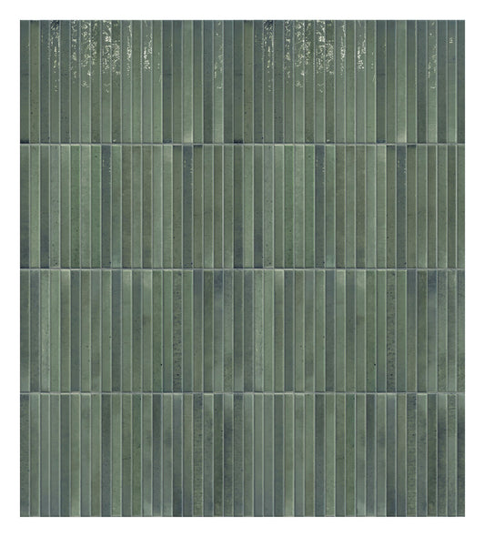 Keradom Home 'Forest', wandtegel KitKat groen glans 12,5x25cm