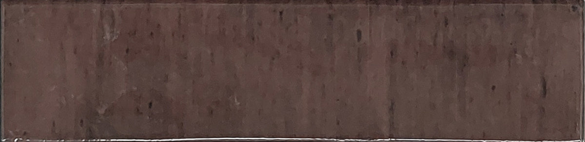 Keradom Home 'Grape', losse bruin-paarse glanzende Brick wandtegel